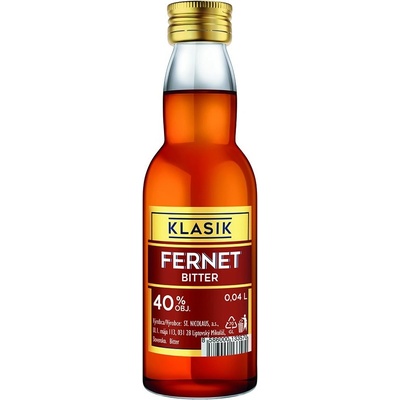 St. Nicolaus Fernet Bitter 40% 0,04 l (čistá fľaša)