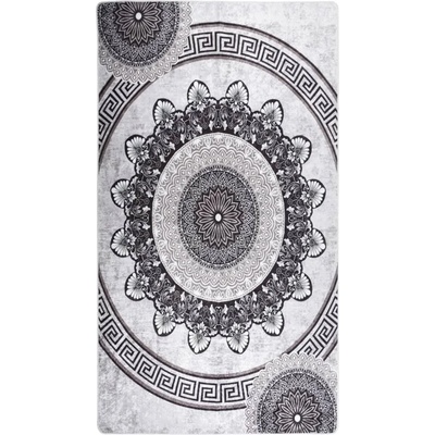 vidaXL Килим, миещ се, 190x300 см, пъстър, противоплъзгащ (337986)
