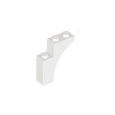 LEGO® 13965 Tehla Oblúk 1x3x3 Biela White Mostík
