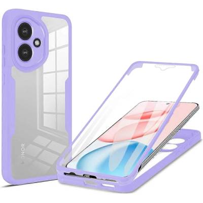 Techsuit Калъф за Honor 400 - Techsuit - ColorVerse 360 Series + Screen Protector - Лилав