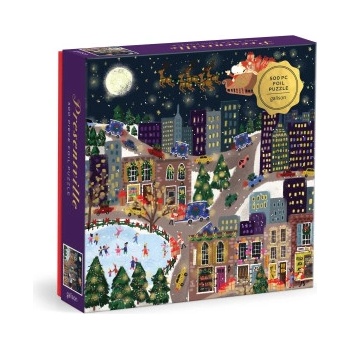 Galison Joy Laforme Presentville 500 Piece Foil Puzzle | Galison