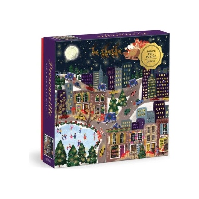 Galison Joy Laforme Presentville 500 Piece Foil Puzzle | Galison