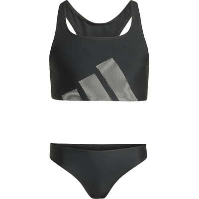 Adidas Детски комплект бикини adidas Kid's 3 Bar Logo Bikini Set Bikini - Black - размер 146 (EU) (750-2927-0115)