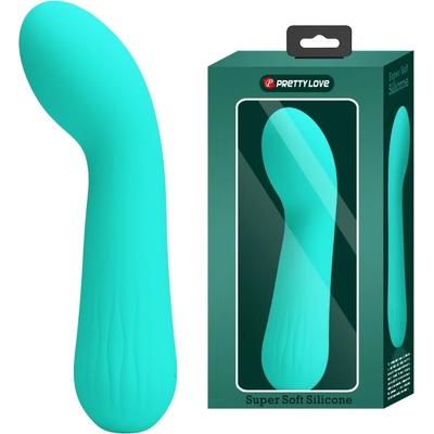 G-SPOT вибратор, супер мек и гъвкав, 15см. - Pretty Love Faun Green (DEBRA01660)