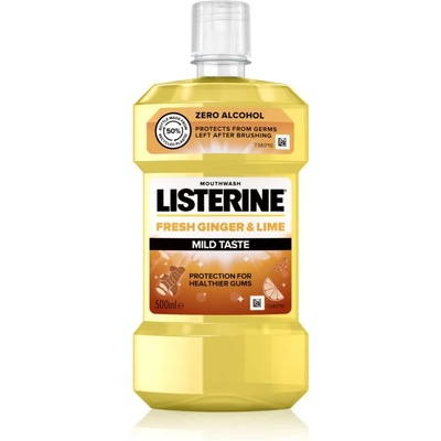 LISTERINE Fresh Ginger & Lime освежаваща вода за уста 500ml