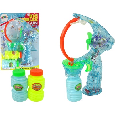 Pistole na mýdlové bubliny se světly a zvuky 24 cm