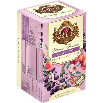 Basilur Without Hibiscus Plums & Peach 20 x 1,8 g