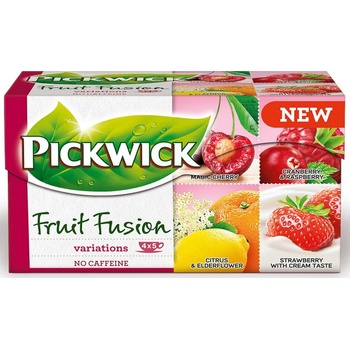 Pickwick Fruit Fusion Čaj Variácie Čerešňa 20 x 1,75 g