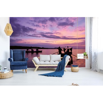 DIMEX ART s. r. o Самозалепваща се флизелинова фототапета сутрешен круиз 375 x 250 см