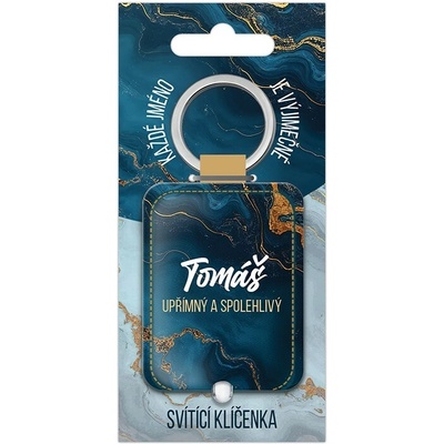 Přívěsek na klíče Nekupto Svítící se jménem Tomáš