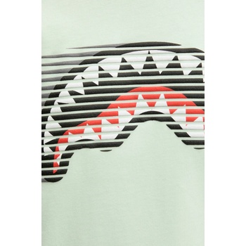 Sprayground Памучна тениска Sprayground в зелено с принт SP721AMBRO (SP721AMBRO)