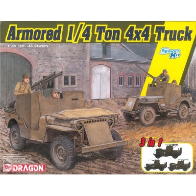 Dragon Armored 1:4-Ton 4x4 Truck 3v1 1:35