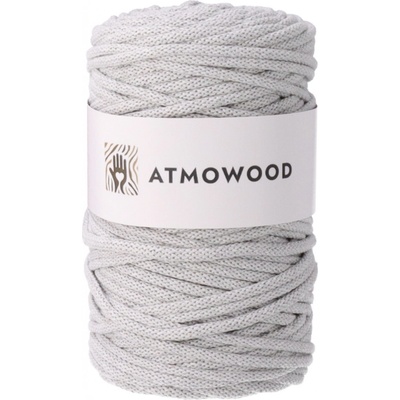 Atmowood příze 5 mm - světle šedá