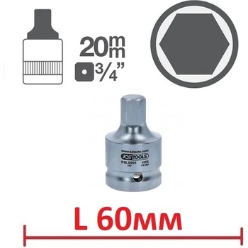 Image 1 of KS TOOLS Шестограми 3/4" от 30.00лв ; ks tools
