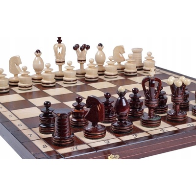 KRÁLOVSKÉ ŠACHY S INKRUSTACÍ – elegantní dárek Sunrise Chess & Games