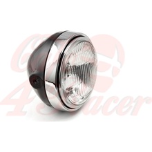 LSL Scrambler Head Light, čiierna/chromova