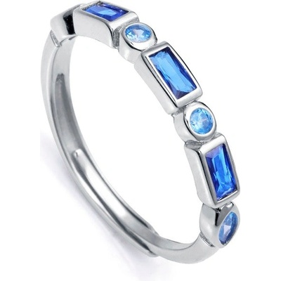 Viceroy stříbrný prsten s modrými zirkony 9121A0
