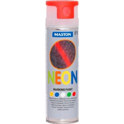 Maston Markingspray Neon 500 ml červená