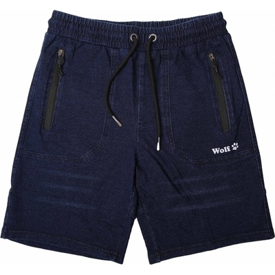 Wolf chlapecké riflové kraťasy T2334 tmavší modrá