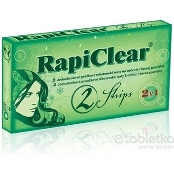 RapiClear 2 Strip tehotenský test 2 ks