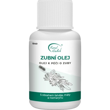 KH zubní olej ze 7 bylin k péči o zuby při parodontóze 100 ml
