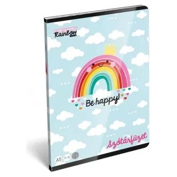 Lizzy Card Щастлива дъга: речник с рисунка на дъга, a5