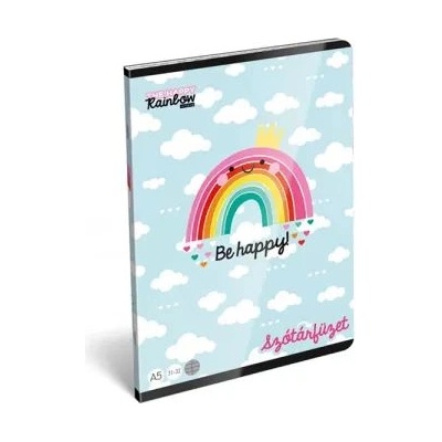 Lizzy Card Щастлива дъга: речник с рисунка на дъга, a5