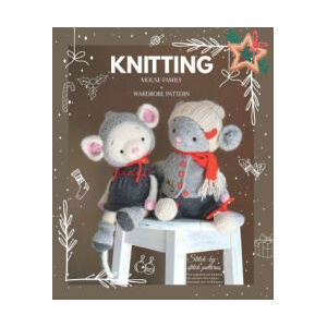 Knitted animal toys - The Mouse Family | Mariia Ermolova (2023)