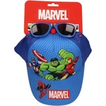 Cerda Детски комплект Cerda - Avengers Hulk, шапка и слънчеви очила, 53 cm (2200010731) - ozone