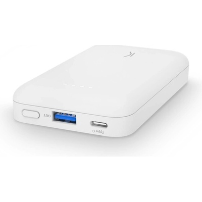 Ksix a 5,000mAh, 20W, Qi, bílá