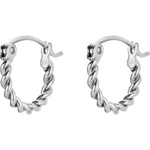Rosefield обеци сребърен цвят Twisted Hoops JETHS-J578 Rosefield | Lilav | ЖЕНИ | ЕДИН РАЗМЕР