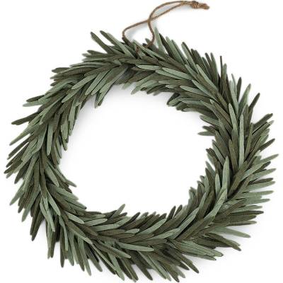 Prima-obchod Věnec filcový Ø30 cm, barva zelená