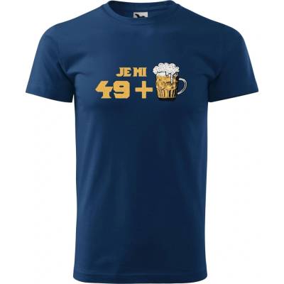 Dobrý Triko pánské tričko 49 + pivo Půlnoční modrá