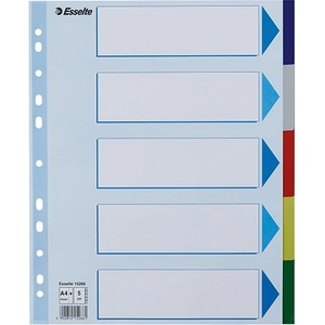 ESSELTE Регистър ESSELTE A/4 Maxi plastic 5 броя 15266 (15266)