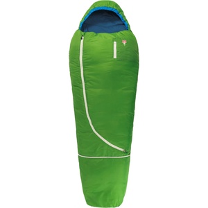 Grüezi bag Детски спален чувал Grüezi bag Biopod Wolle Kids World Traveller Kids' sleeping bag - Holly Green - размер bis 170 cm Körpergröße (516-0112-0211) Спален чувал