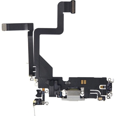 AppleKing nabíjací a audio flex konektor na Apple iPhone 14 Pro - strieborná