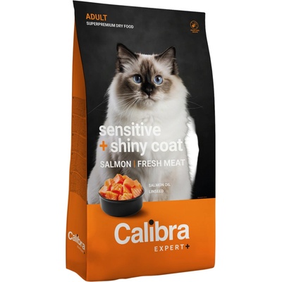 Calibra Cat EXPERT+ Adult Sensitive & Shiny coat 1,5 kg