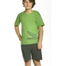 Vtipné chlapecké pyžamo Hladový krokodýl