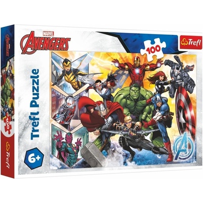 Trefl Síla Avengers/Disney Marvel The Avengers 41x27,5cm 100 dílků