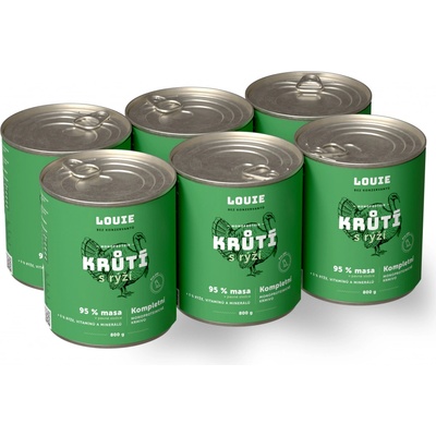Louie Krůtí s rýží 6 x 800 g