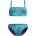 Speedo Womens Printed Adjustable Thinstrap 2 Piece - Hapuna Blue