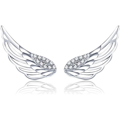 Elanis Jewel Stříbrné náušnice Charming Angel Wings EJ00554