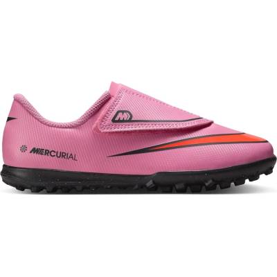 Nike Детски футболни стоножки Nike Mercurial Vapour 16 Club Childrens Astro Turf Football Boots - Pink/Black