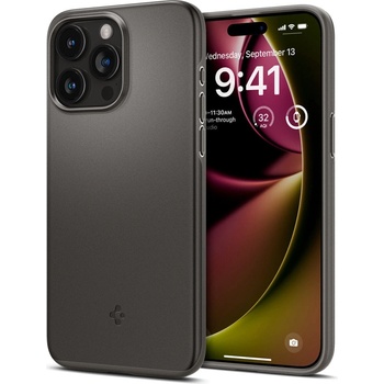 Spigen Кейс Spigen Thin Fit за iPhone 15 Pro Max, gunmetal (KXG0075226)