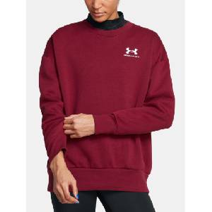 Under Armour Дамски суитшърт Under Armour UA Icon Fleece OS Crew Under Armour | Cherven | ЖЕНИ | M
