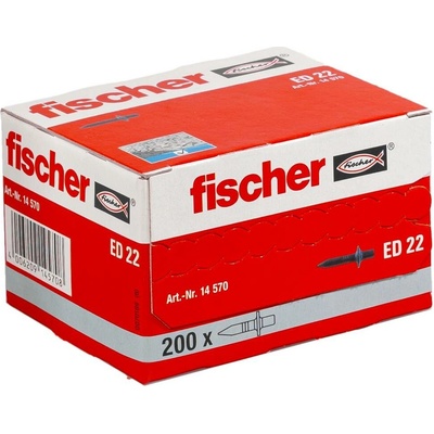 Fischer 14570 zatĺkacia klinec ocel pozinkované žiarom 200 ks; 14570