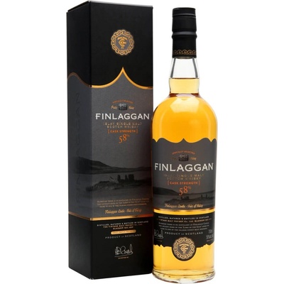 FINLAGGAN ORIGINAL PEATY CASK STRENGTH 58% 0,7 l (kartón)