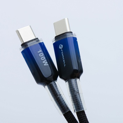 Forcell C357 Type C to Type C Qc4.0 Pd 5A 100W Gradient 1m černý