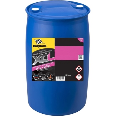 BARDAHL Антифриз Bardahl XCL G12/G12+ Розов 200 литра
