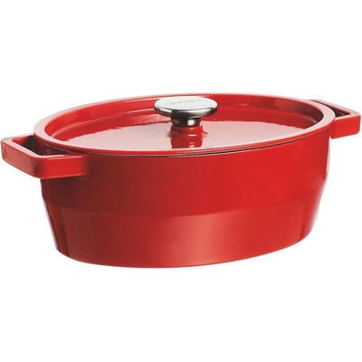 Pyrex KASTROL LITINOVÝ S POKL. PYREX 4L, 29X21CM, ČERVEN_hamashop